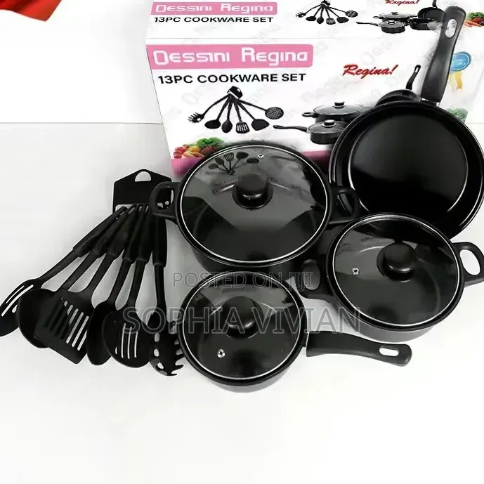 Sales July 25th to August 5th Brand New Black Set Cookware Pot