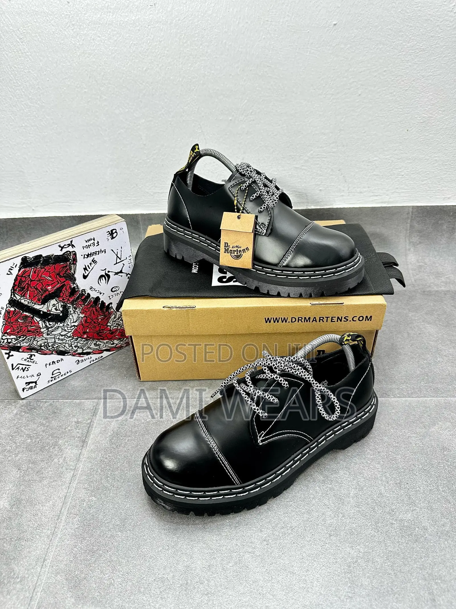 Dr Martens Bex Ds White Stitches