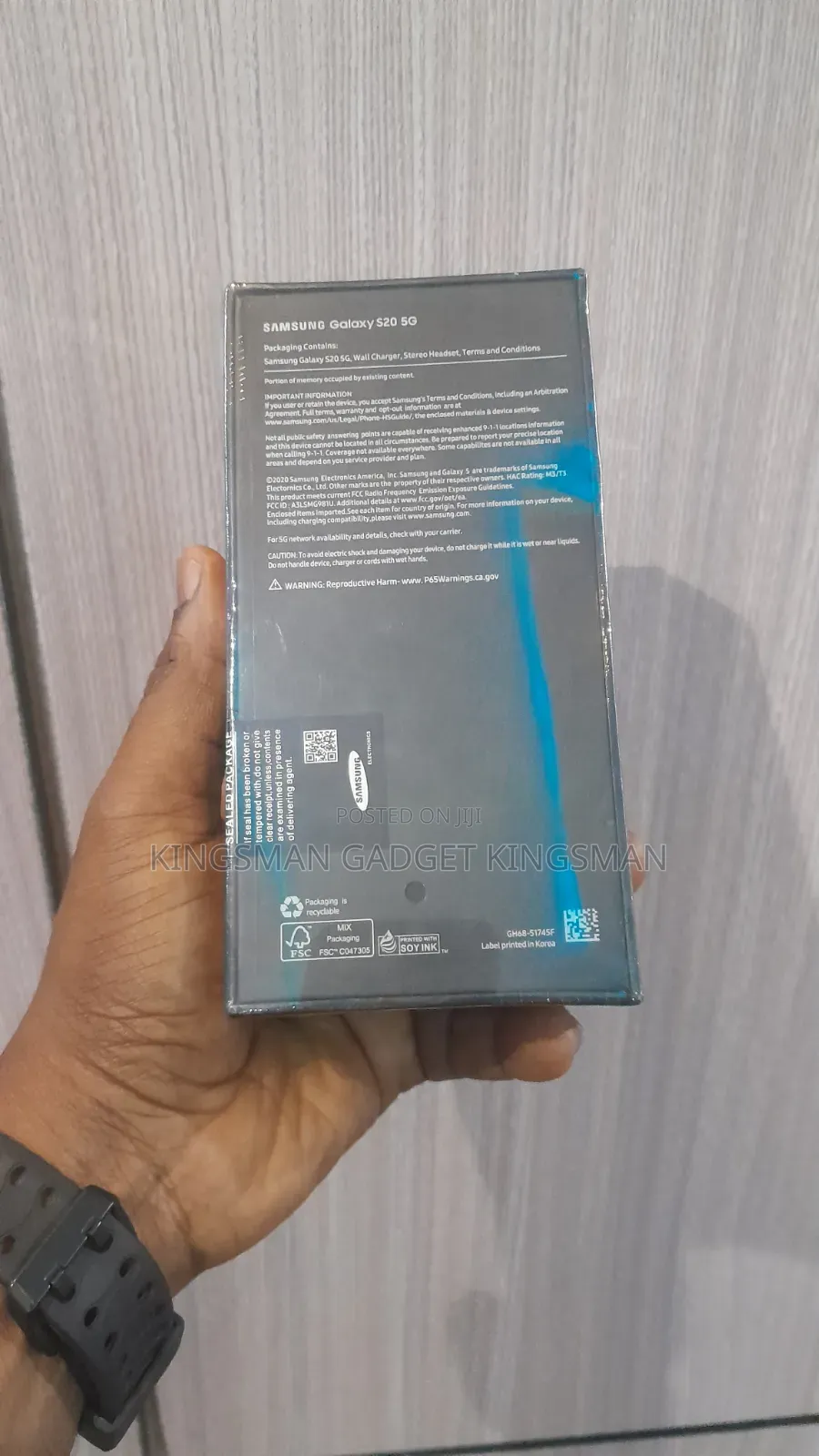 New Samsung Galaxy S20 128 GB Black