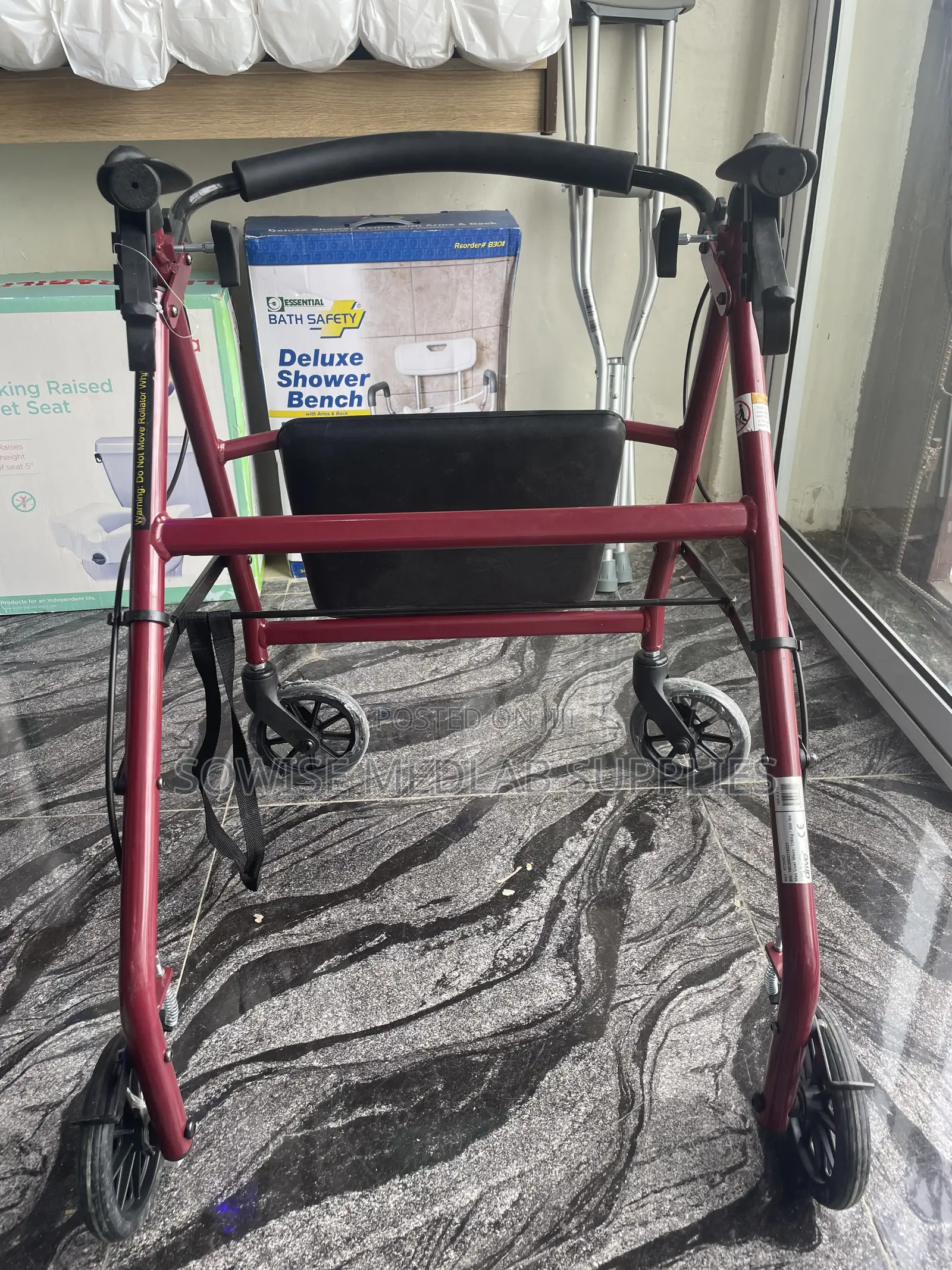 Foldable a Rollator Walker