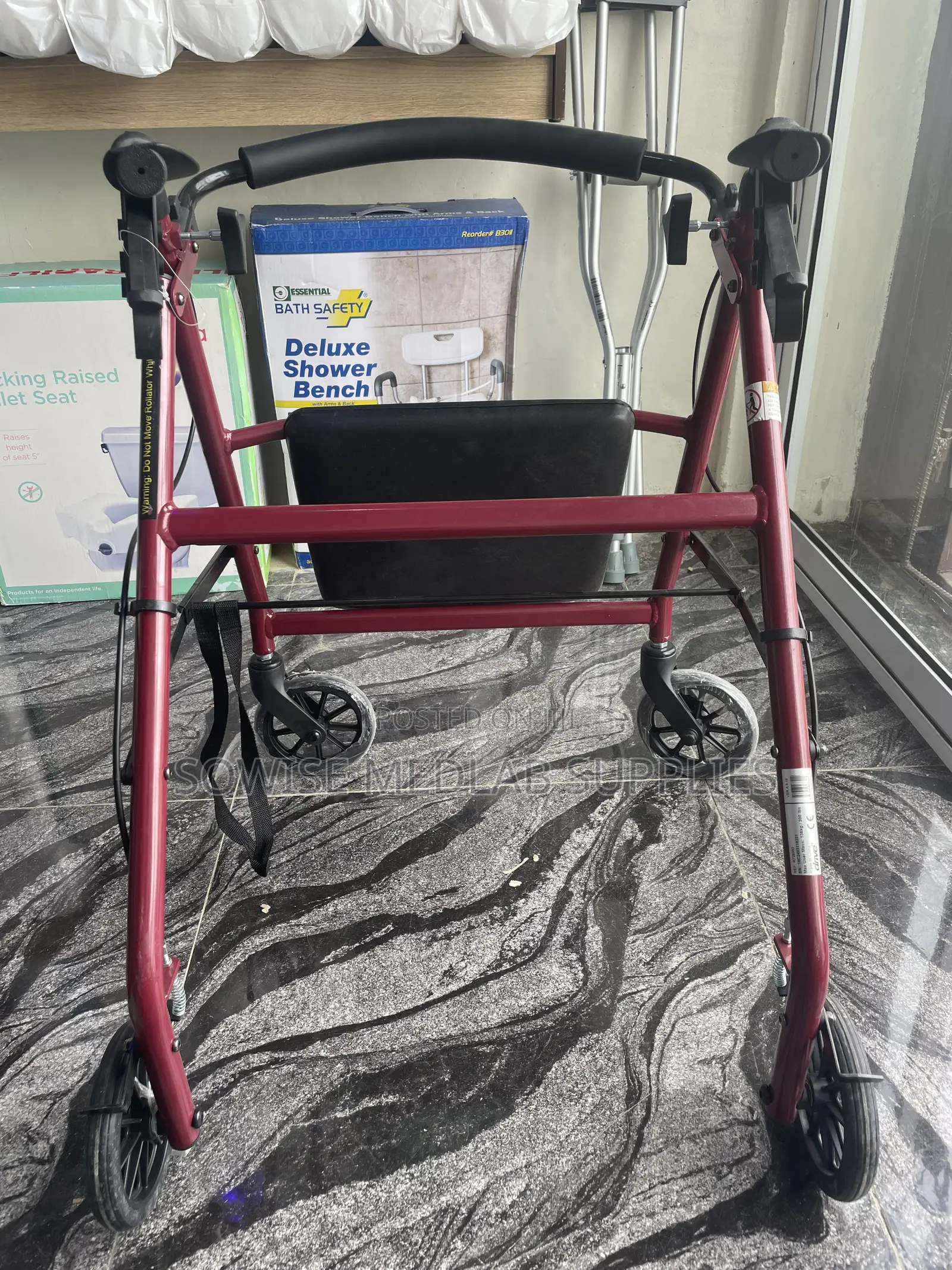 Foldable a Rollator Walker