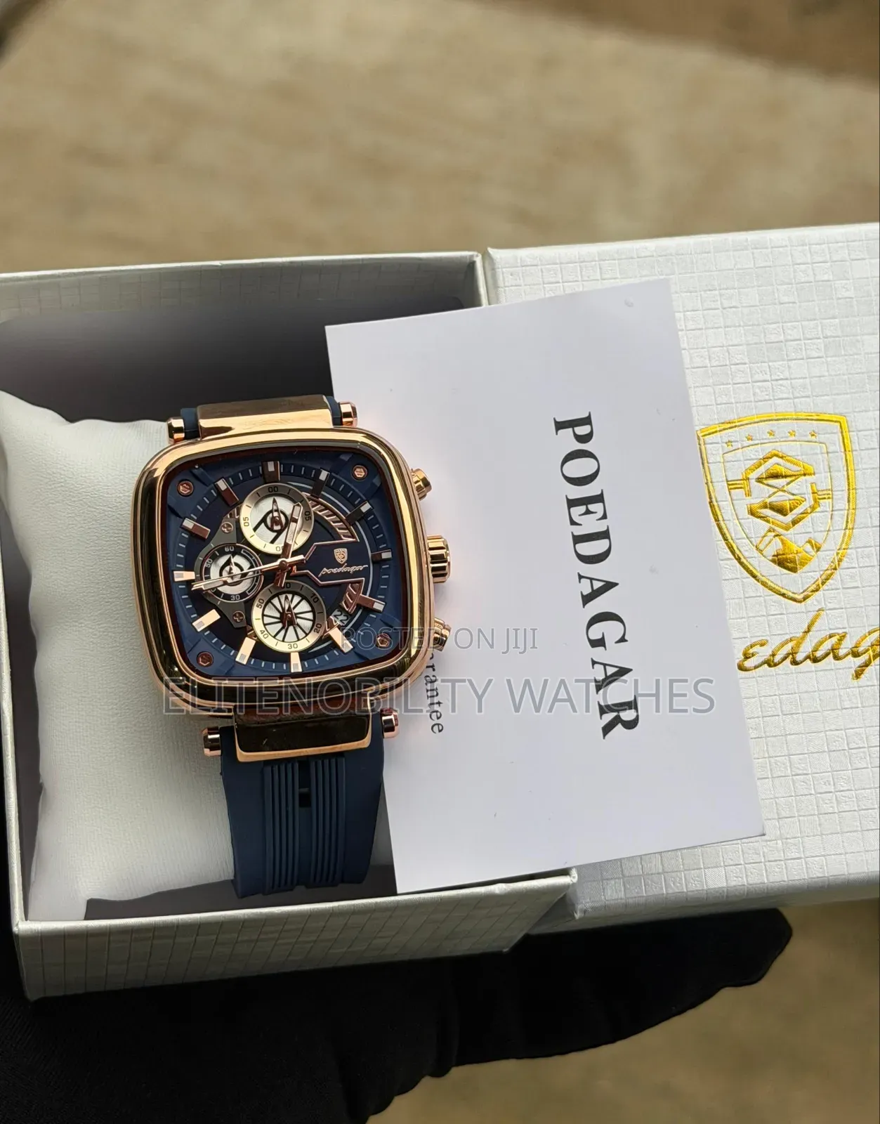 Poedagar Rubber Strap Watch // 32,000 // Pay on Delivery