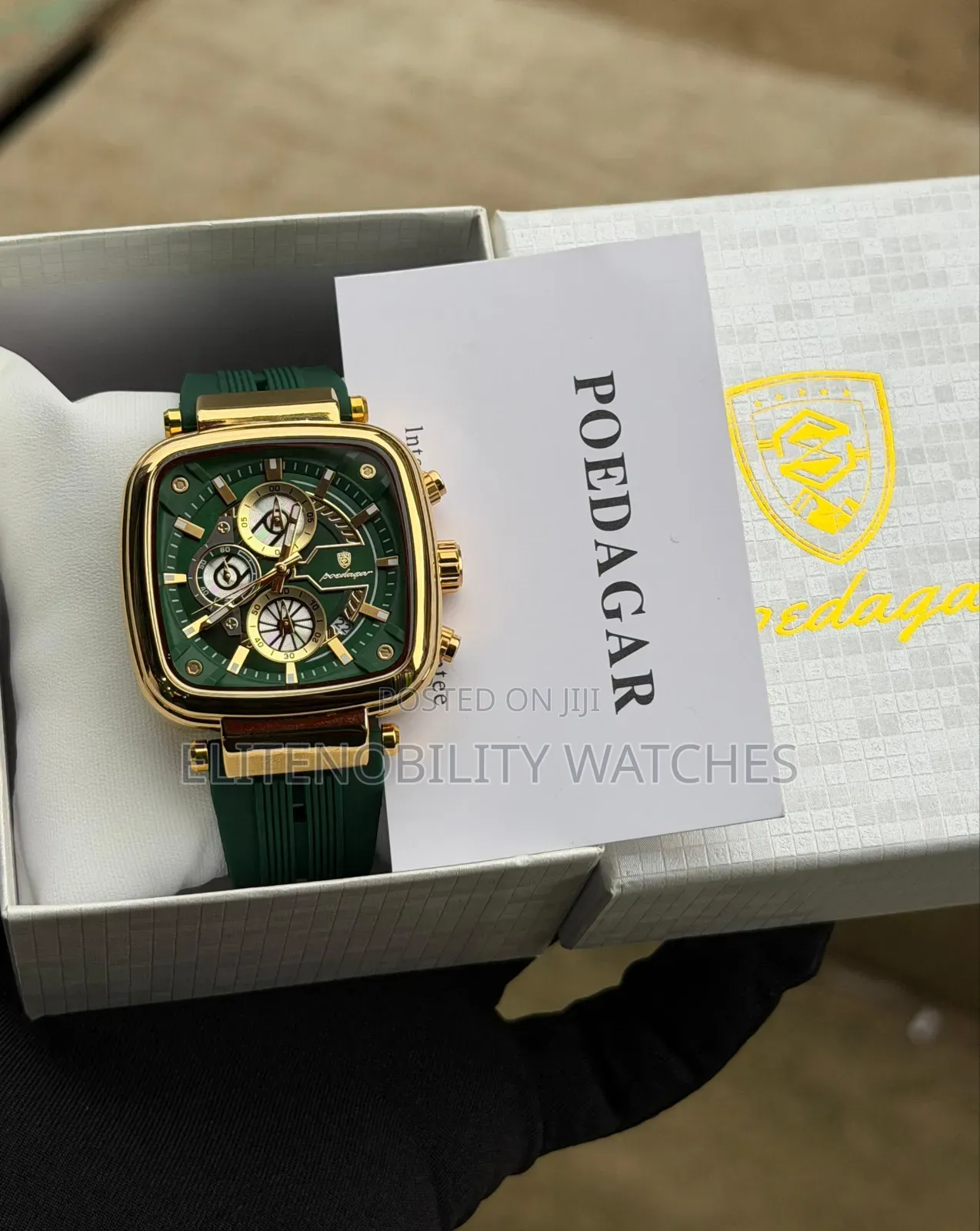 Poedagar Rubber Strap Watch // 32,000 // Pay on Delivery