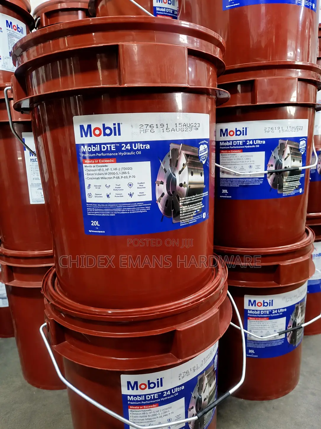 Mobil Dtetm 25 Ultra High-Performance Hydraulic Oil. 20ltrs