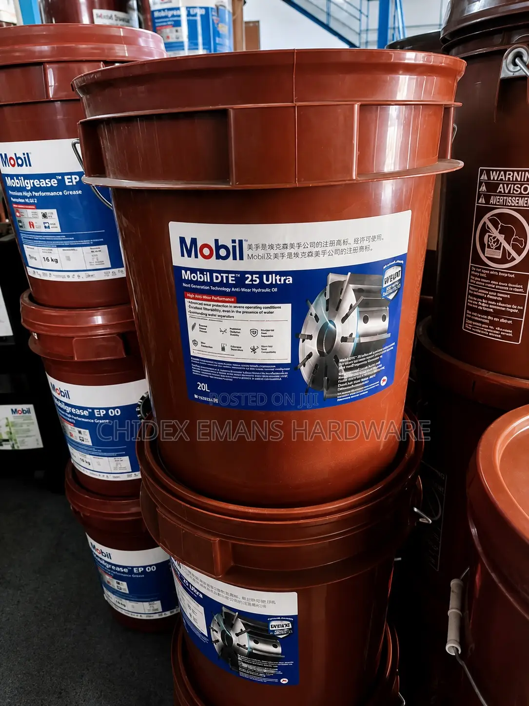 Mobil Dtetm 25 Ultra High-Performance Hydraulic Oil. 20ltrs