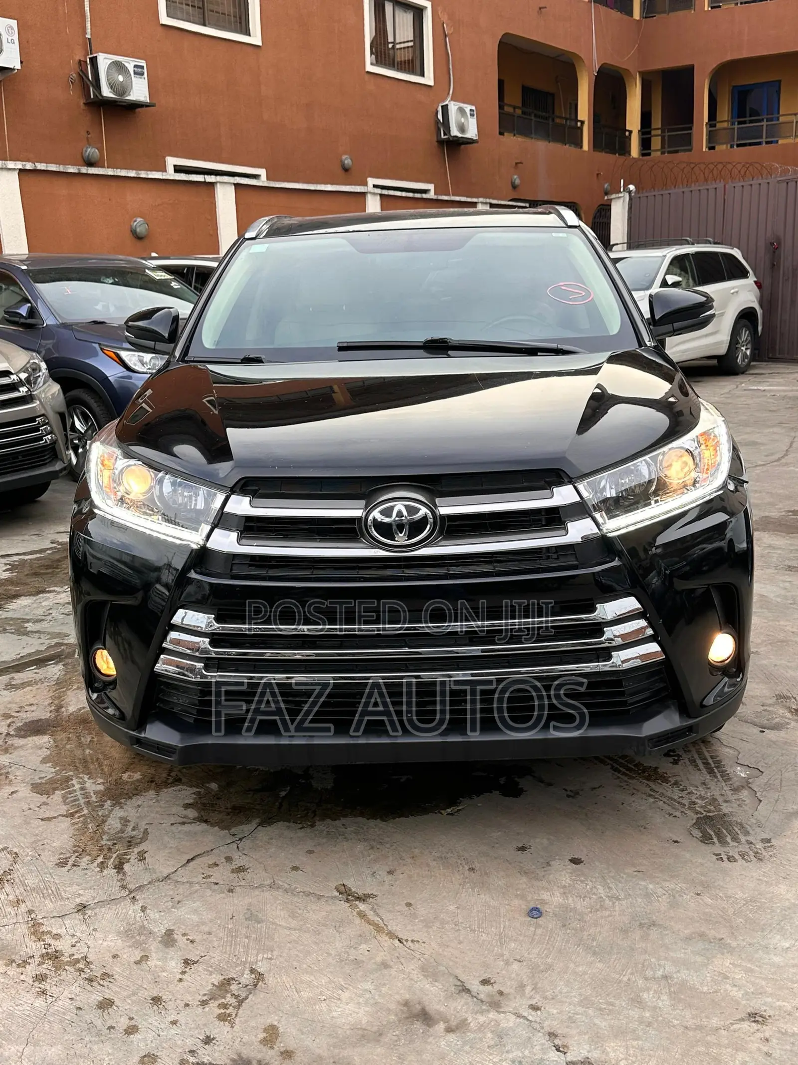 Toyota Highlander Limited V6 4x2 (3.5L 6cyl 6A) 2016 Black