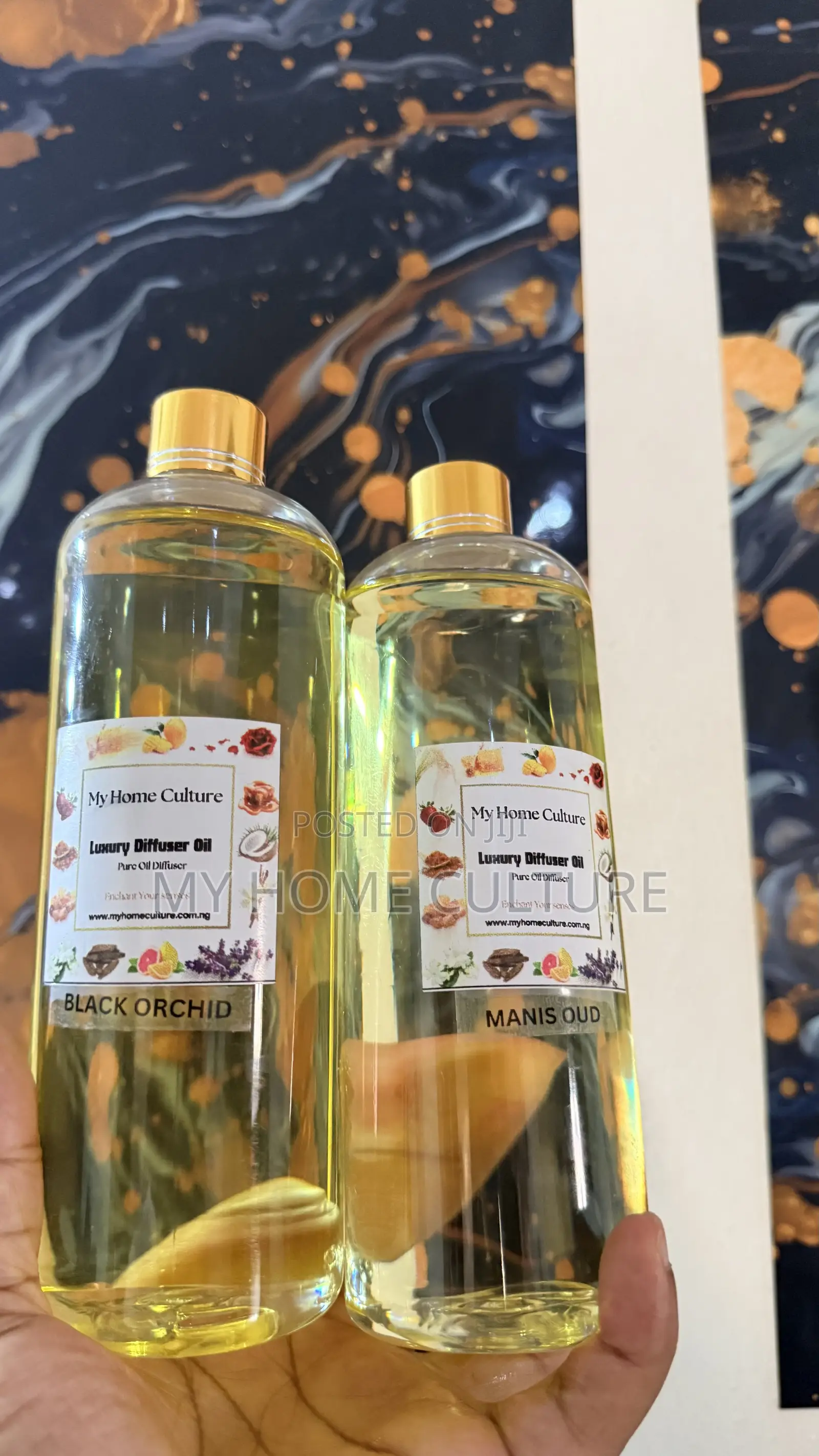 Fragrance Oil for Scent Diffuser 500ml (Black Orchid or Manis Oud)