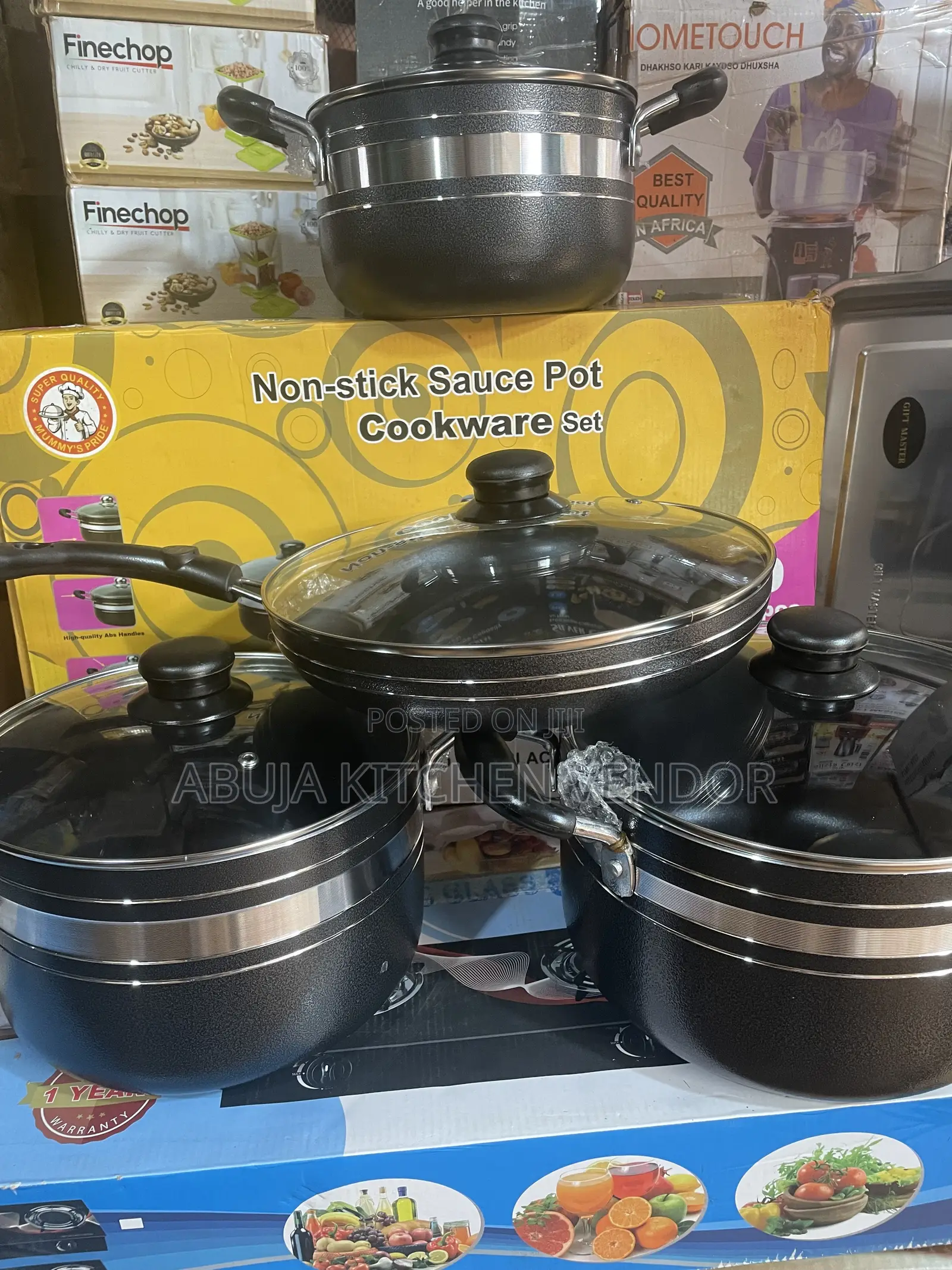 9pcs Nonstick Pot