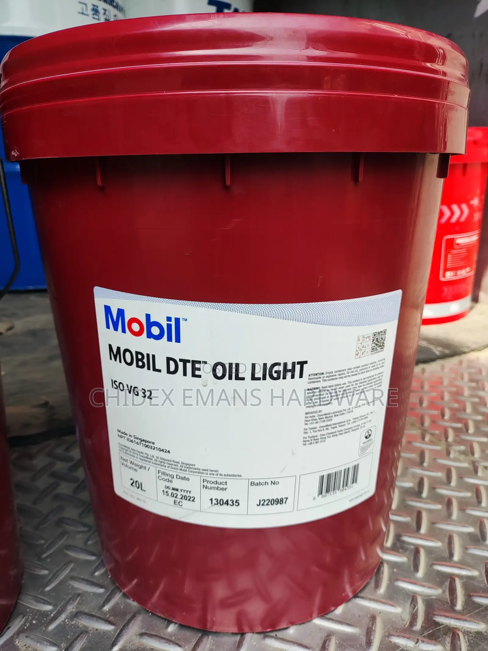 Mobil Dte Oil Light Iso Vg 32. 20ltr