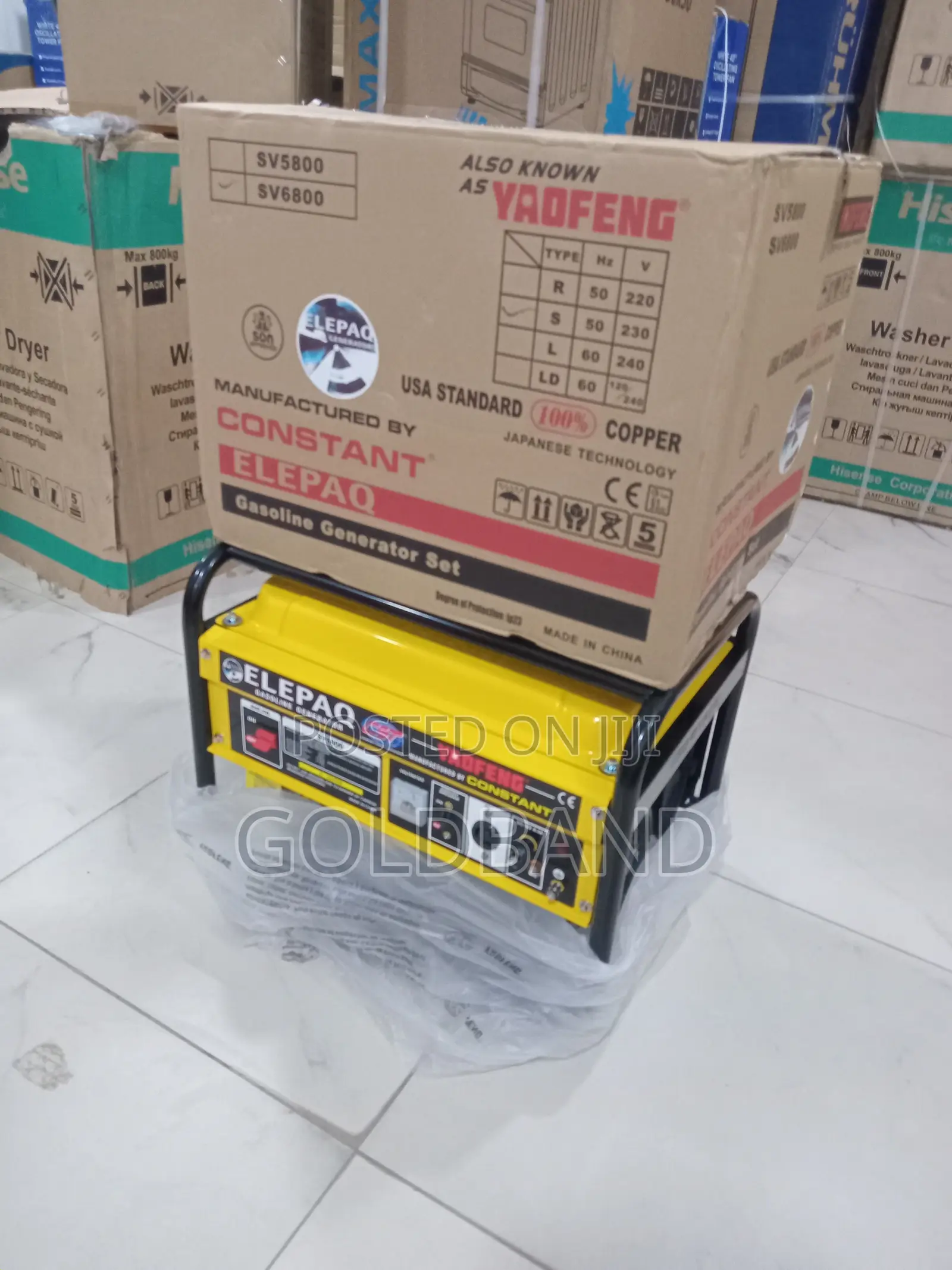 Elepaq Sv6800 Generator 4.5kva With Strong Output