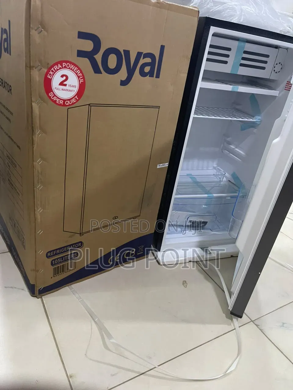 Royal 105l Single Door Refrigerator – Fast Cooling Technology