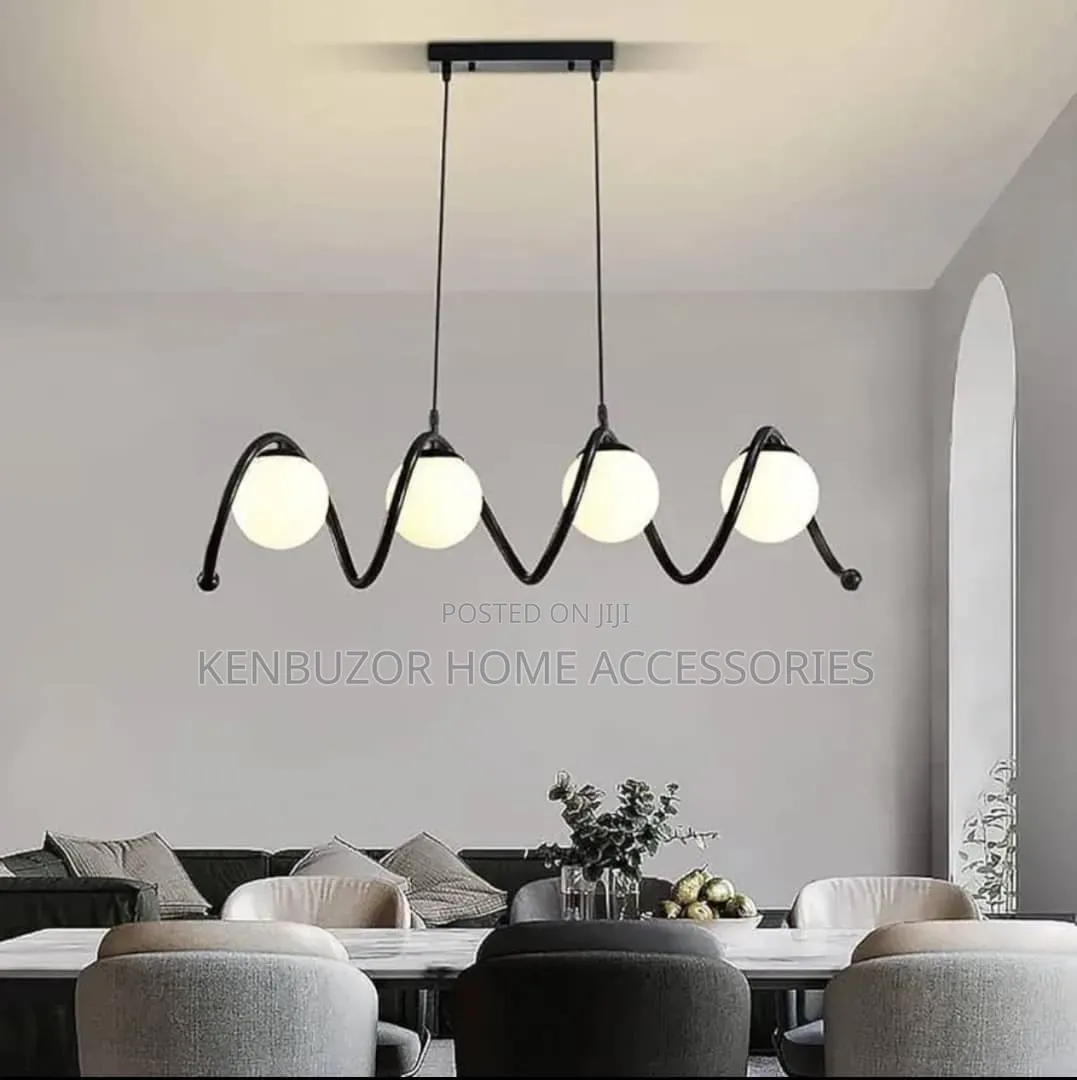 Nordic Modern Design Metal Brass Hanging Pendant Chandelier