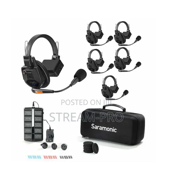 Saramonic Witalk9-5s 5-Person Full-Duplex Wireless Intercom System