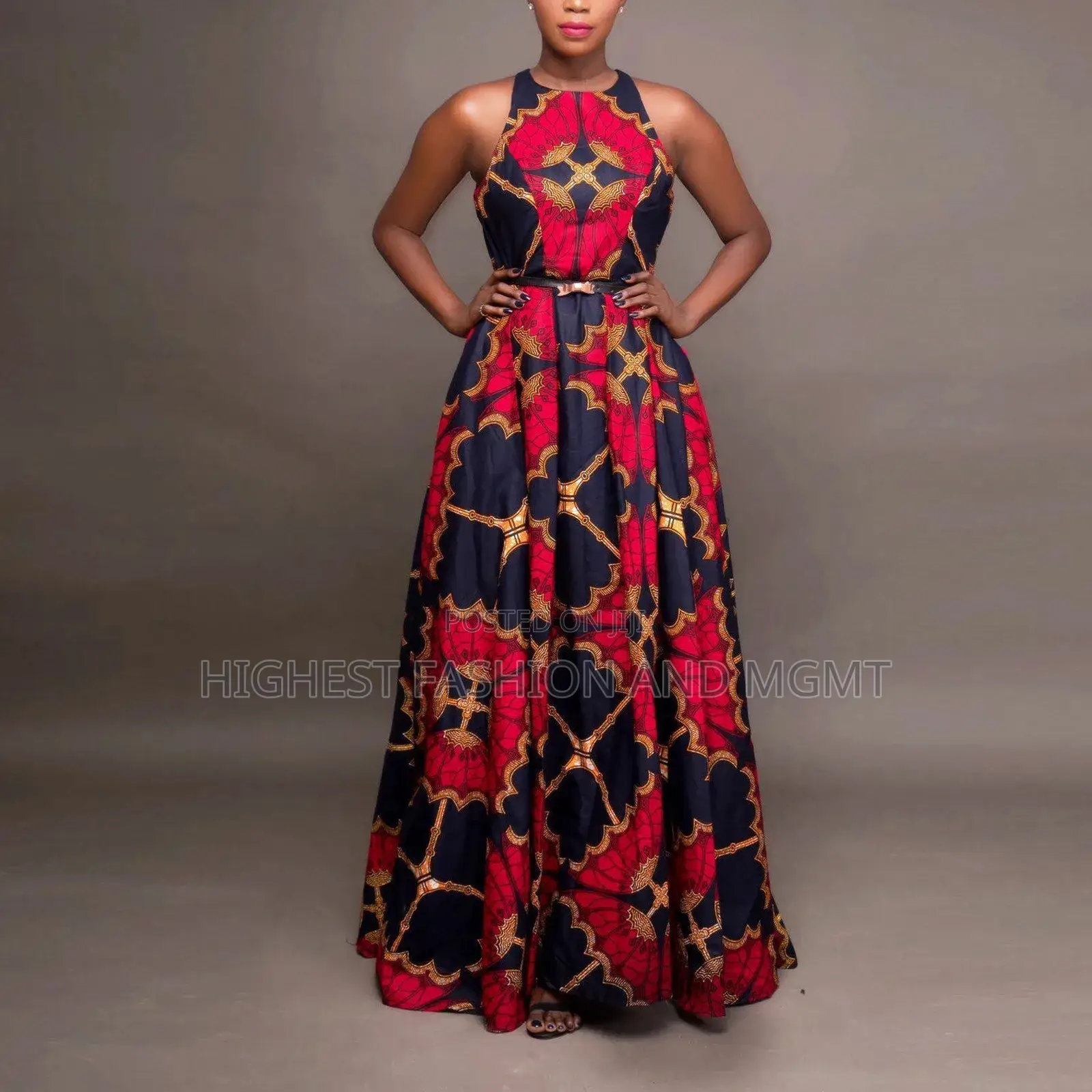 Ankara Maxi Dress for Summer