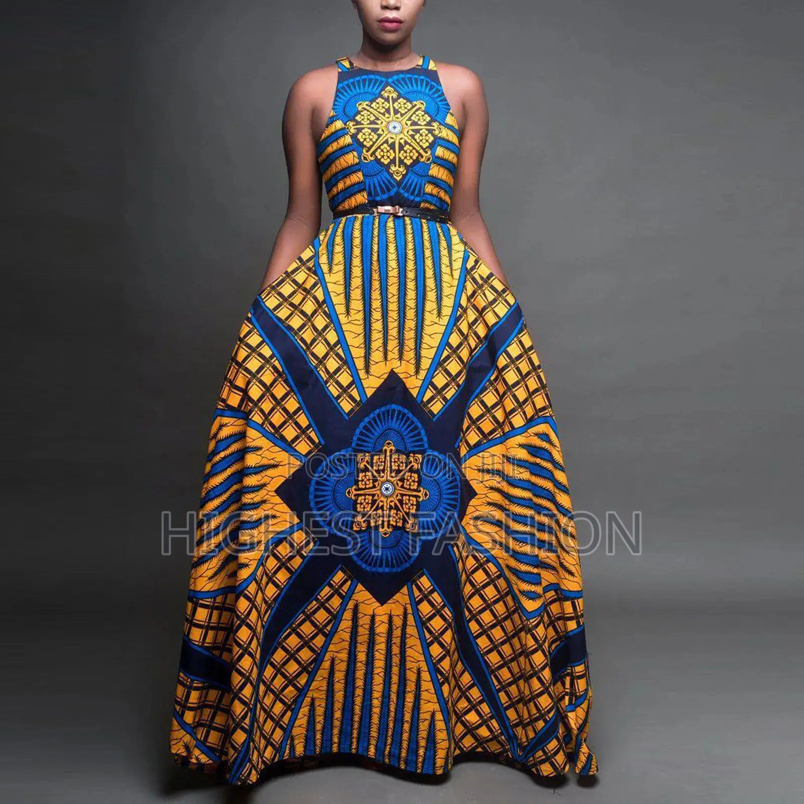 Ankara Maxi Dress for Summer