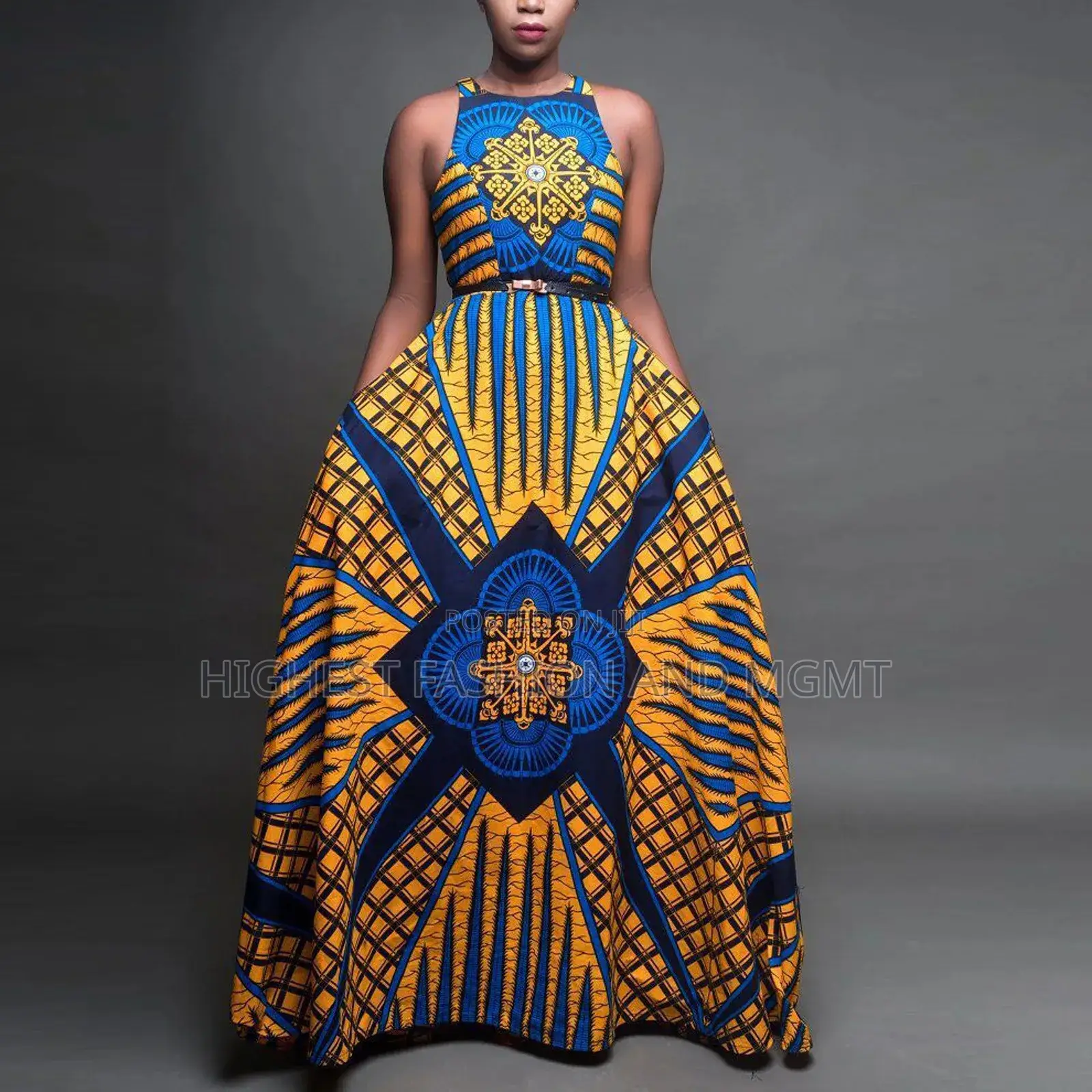Ankara Maxi Dress for Summer