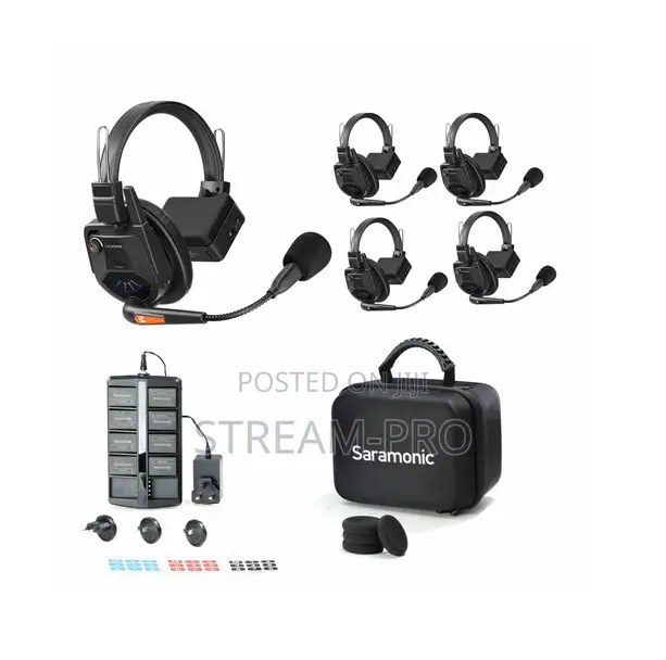 Saramonic Witalk9-4s 4-person Full-duplex Wireless Intercom System