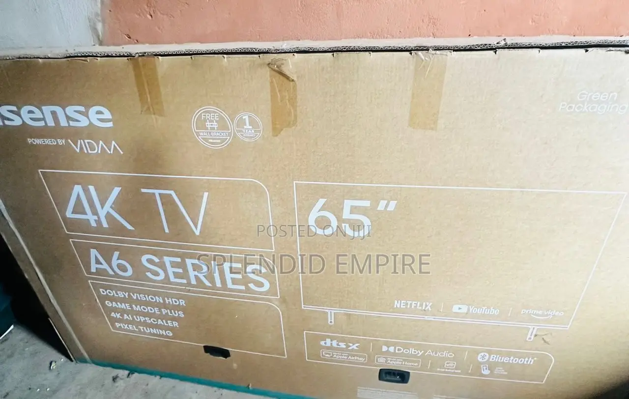 Hisence 65 Inches Smart Television