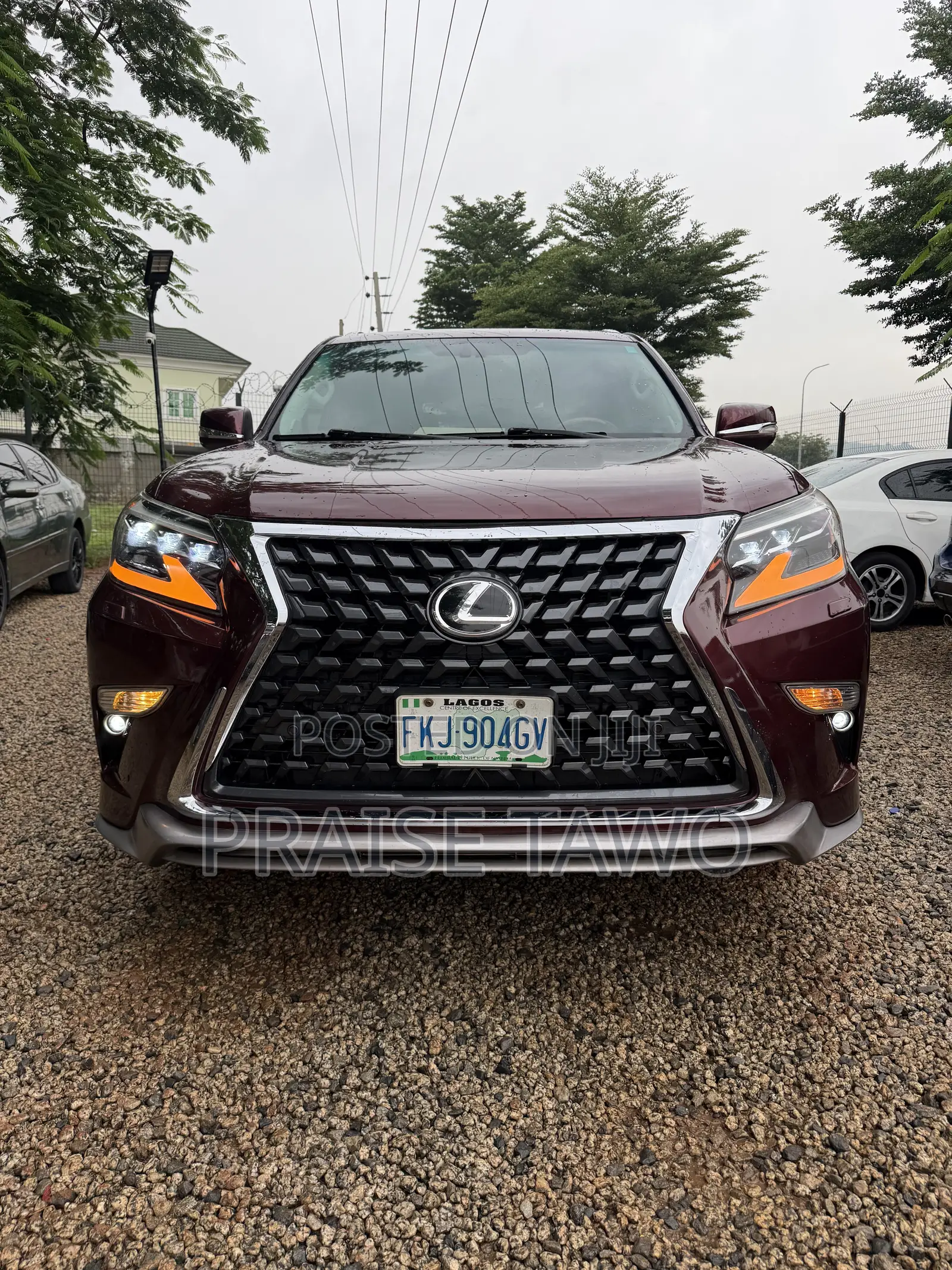 Lexus GX 2012 Maroon