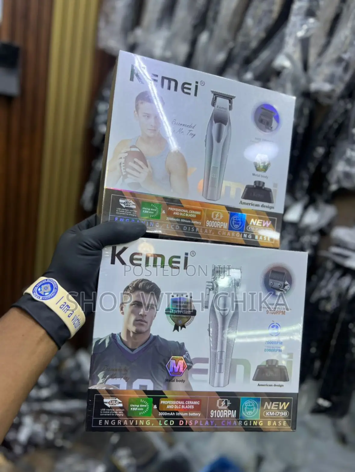 New Kemei 1798 All Metal Clipper