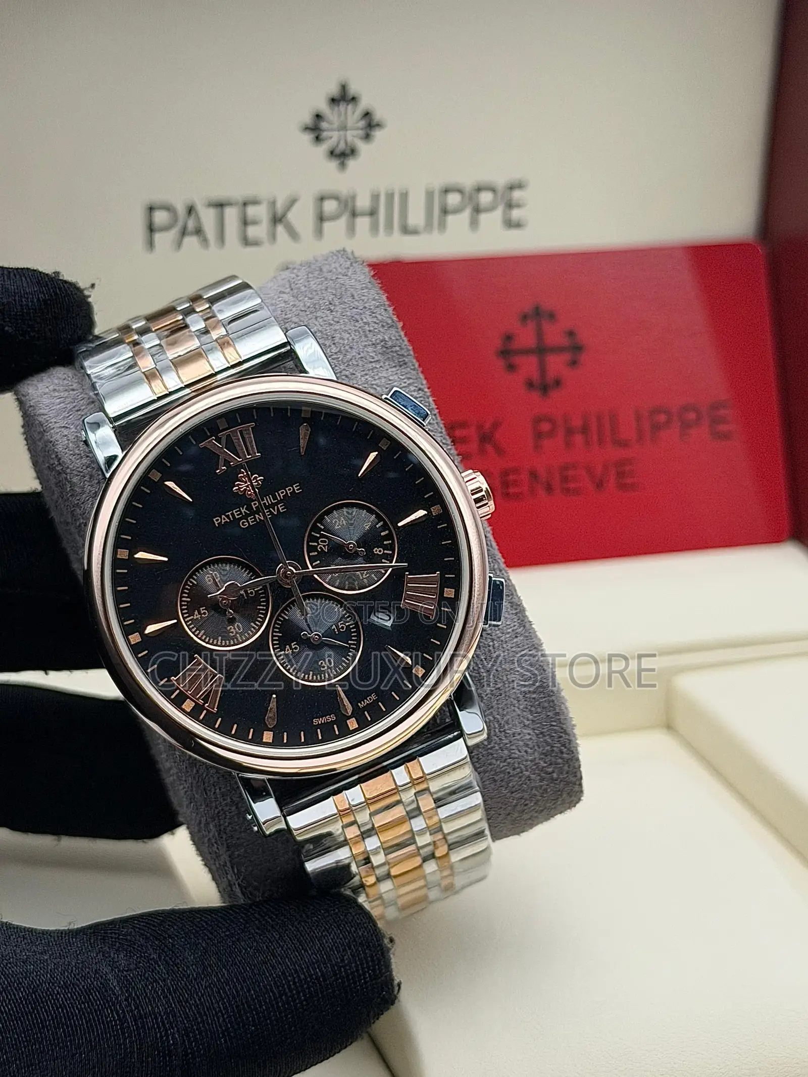 Patek Philippe Quality Men Chain Strap Wristwatch