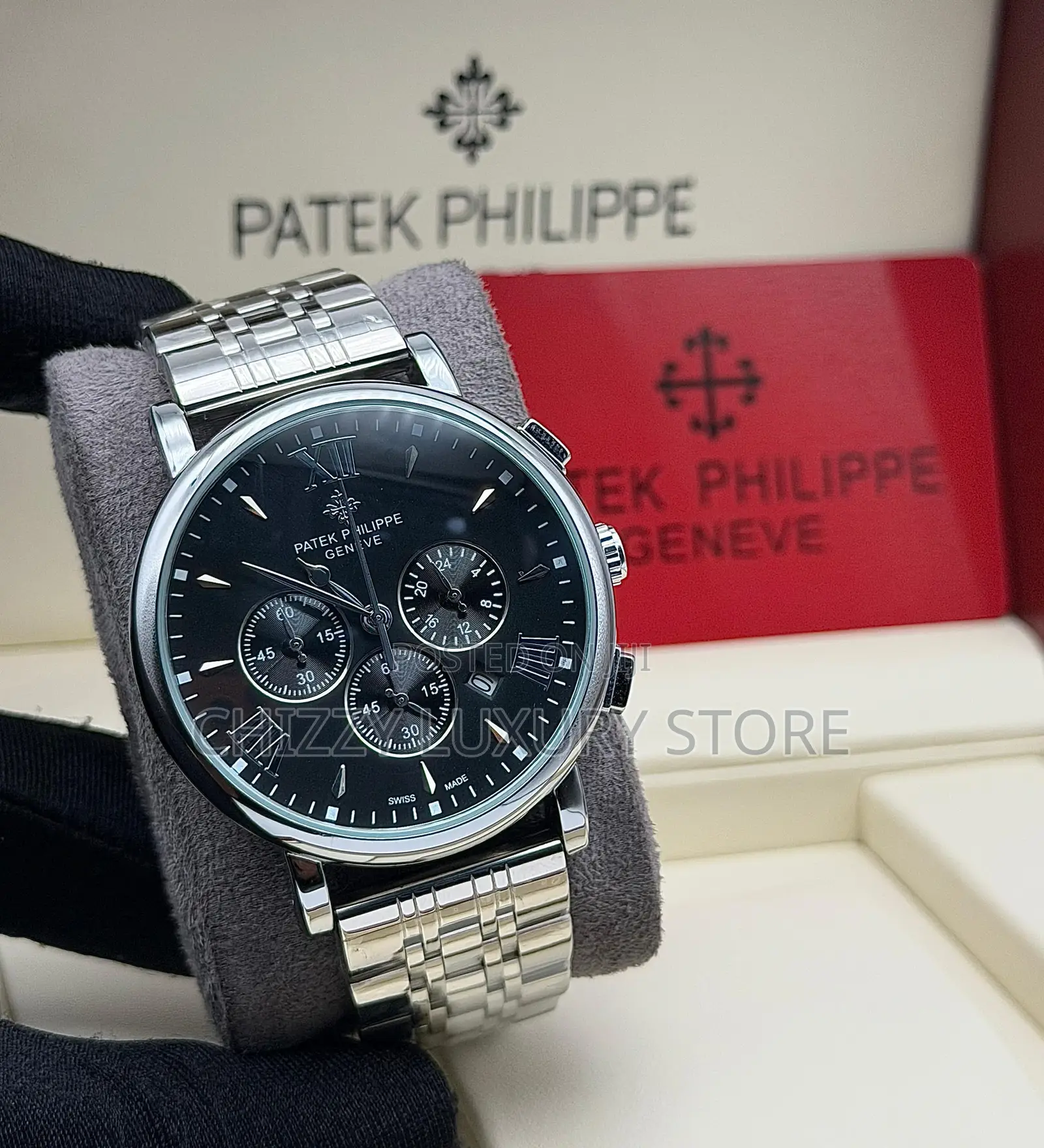 Patek Philippe Quality Men Chain Strap Wristwatch