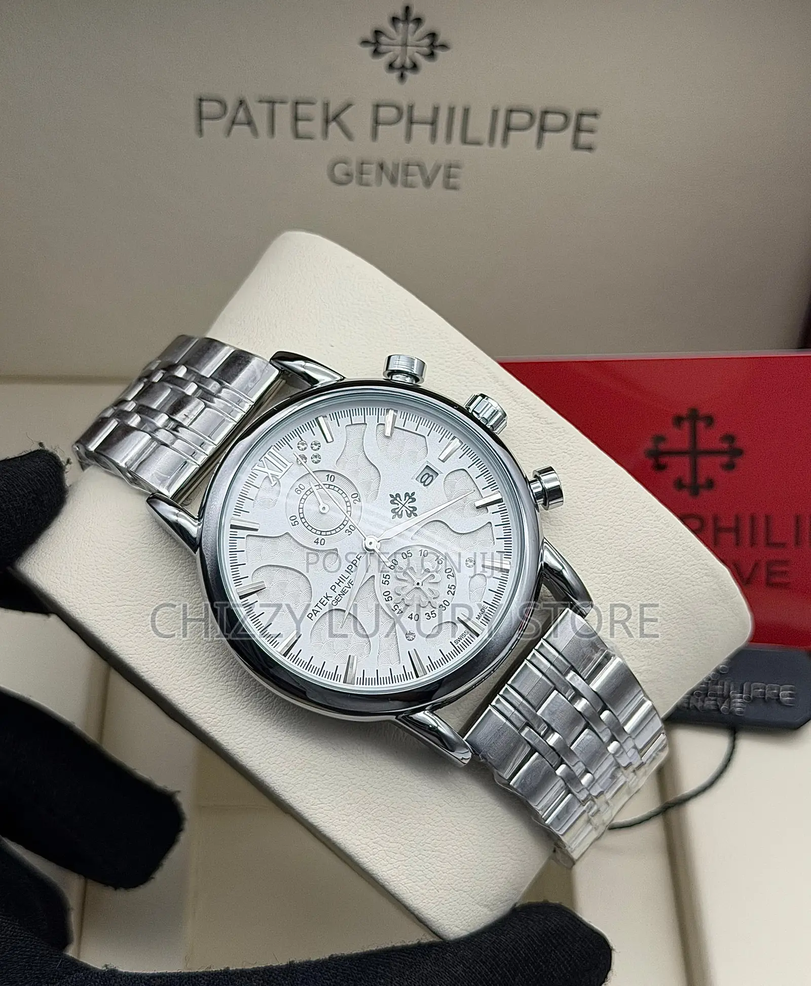 Patek Philippe Quality Men Chain Strap Wristwatch