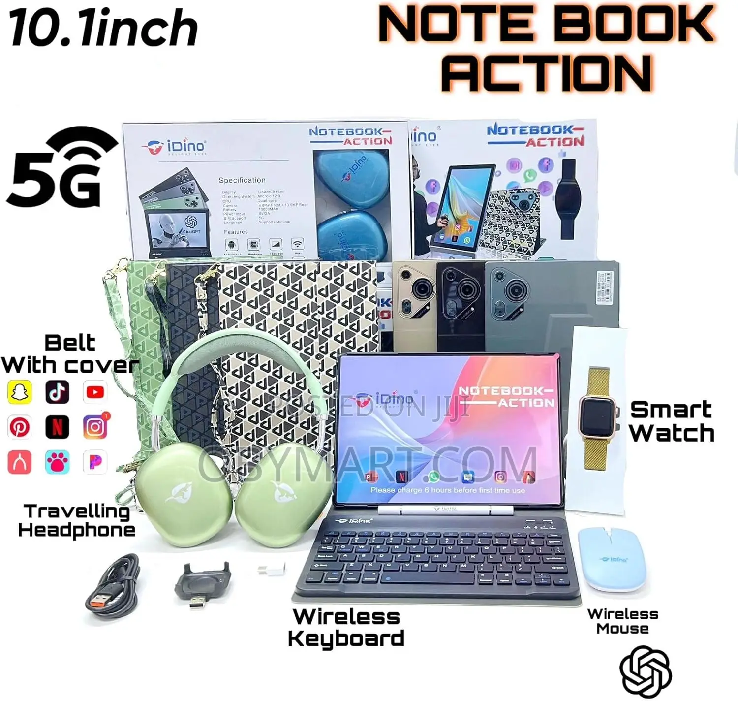 New Idino Notebook Action 512 GB Gray