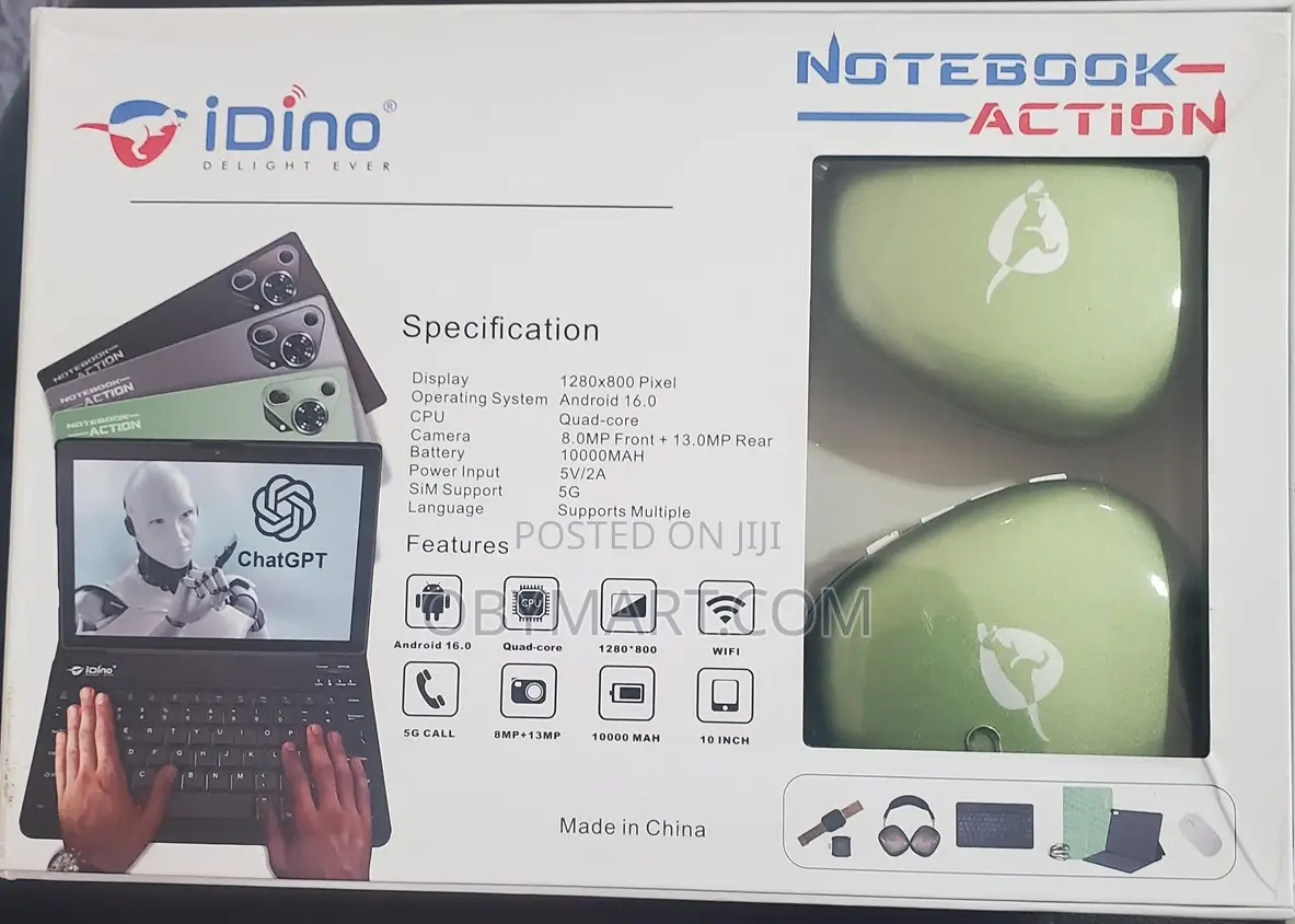 New Idino Notebook Action 512 GB Gray