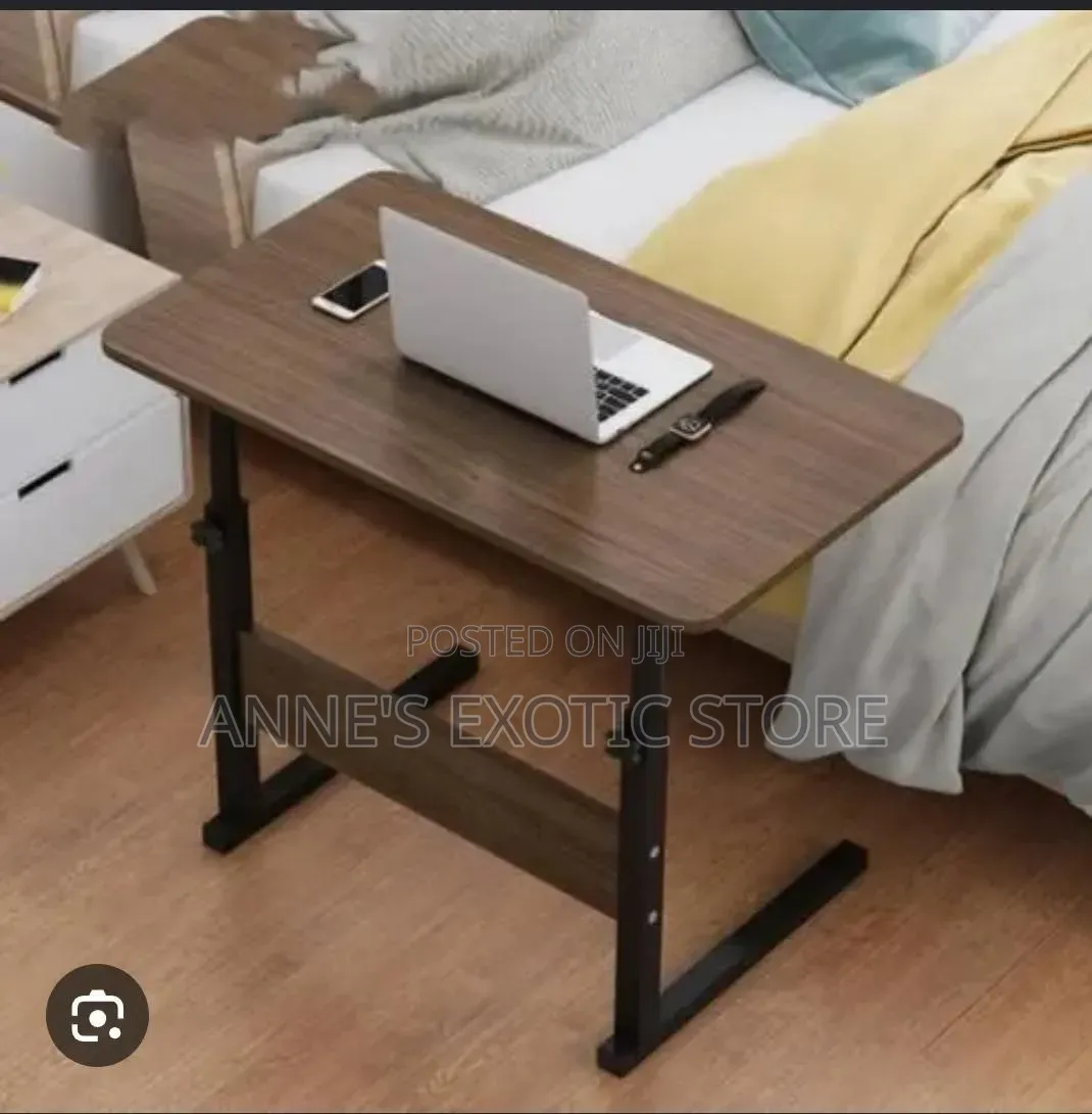 Adjustable Mobile Laptop Desk With Wheels Height Control