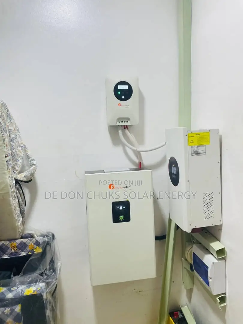 Full Installation of 48v 5kwh,3.5kva 10pics of Panel