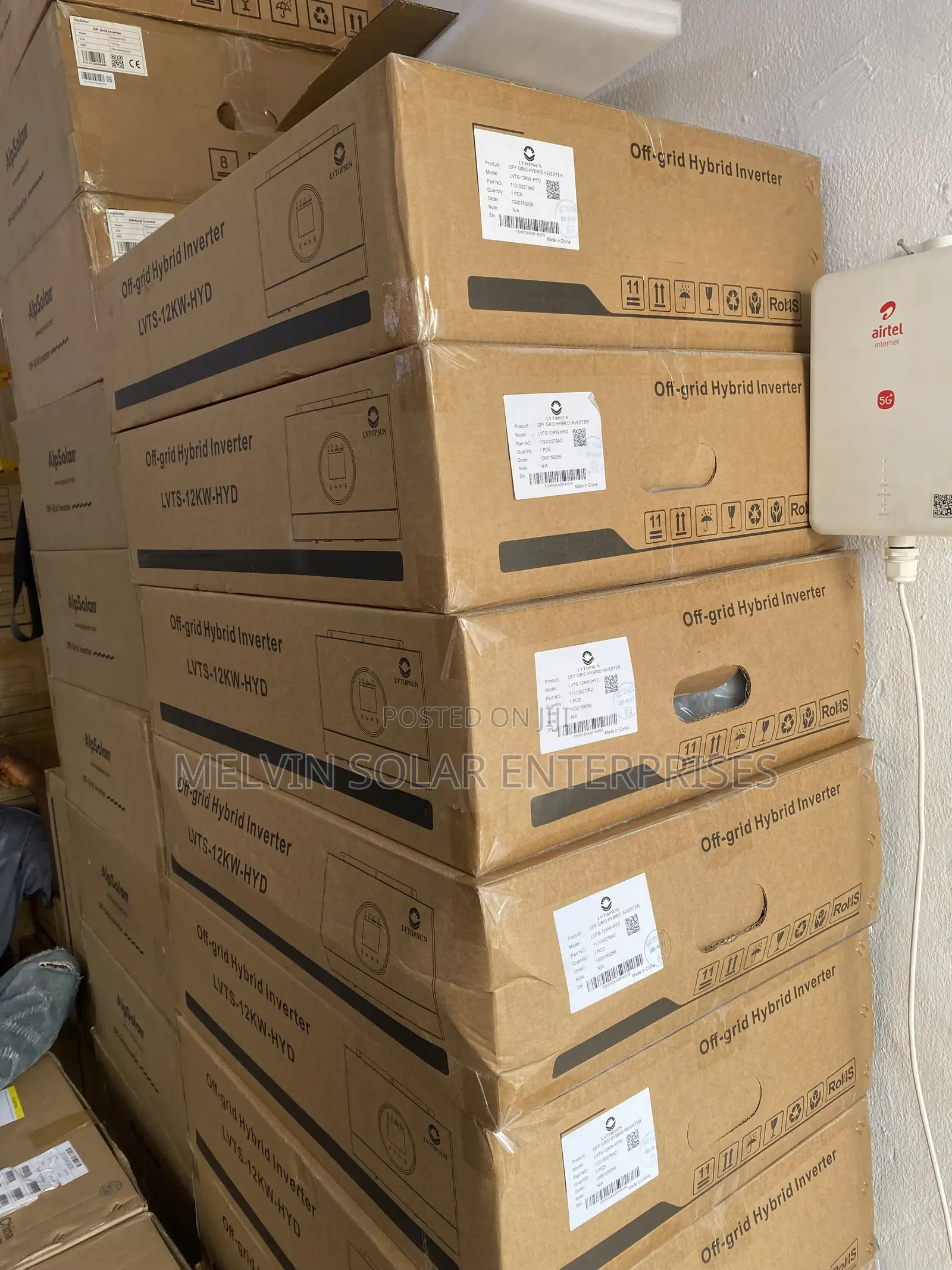 12kva 48v Lvtopsun Solar Hybrid Pure Sine Wave Inverter Available