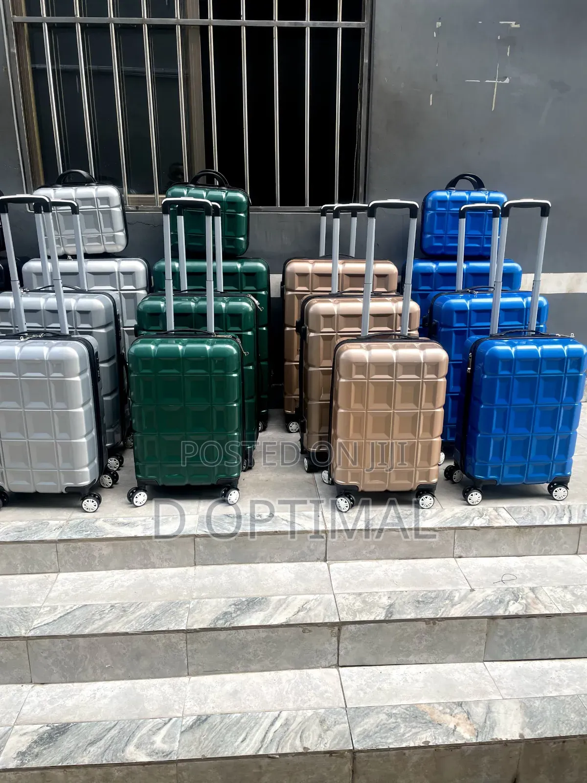 Sets of Plastic Luxury Travelling Luggage.