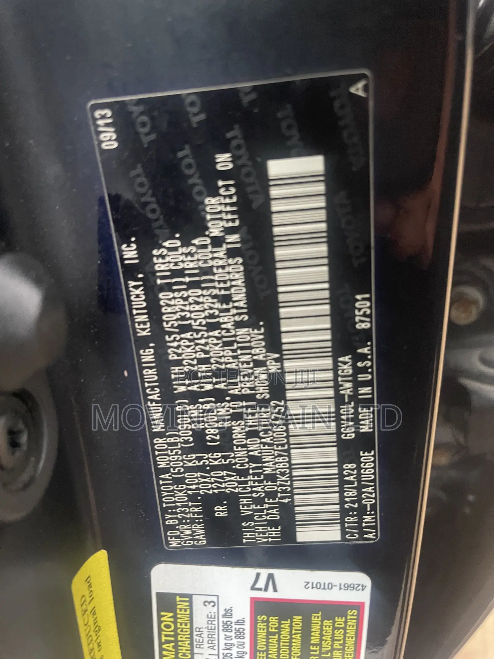 Toyota Venza XLE 2014 Black