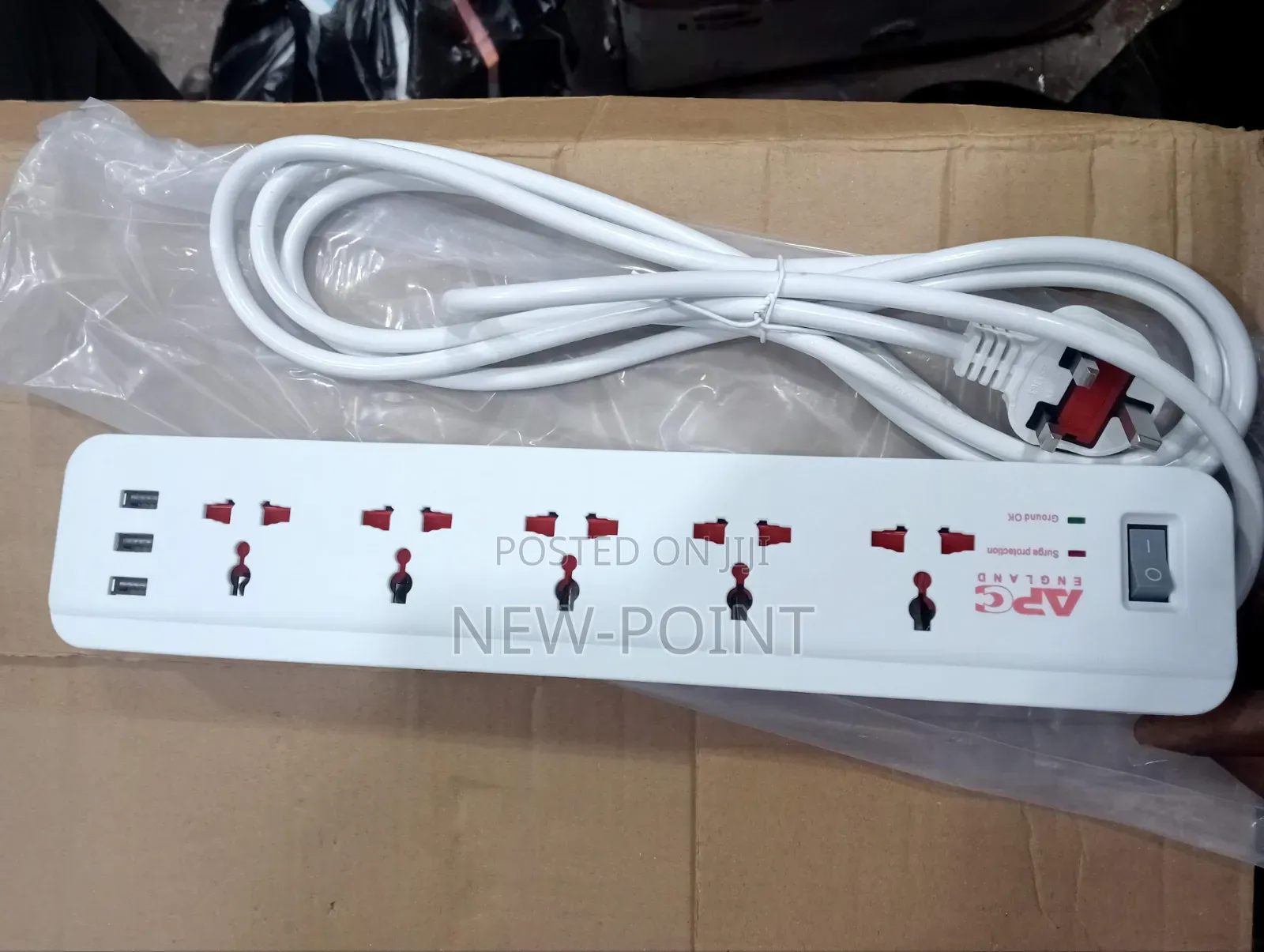 Apc Surgearrest Surge Protector (P58t-Uk) – 5 Outlet Power Protection