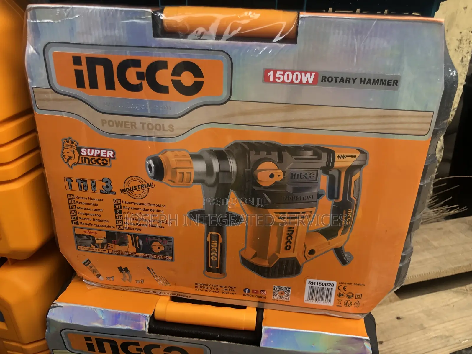 Ingco 1500w Rotary Hammer (Model Rh150028