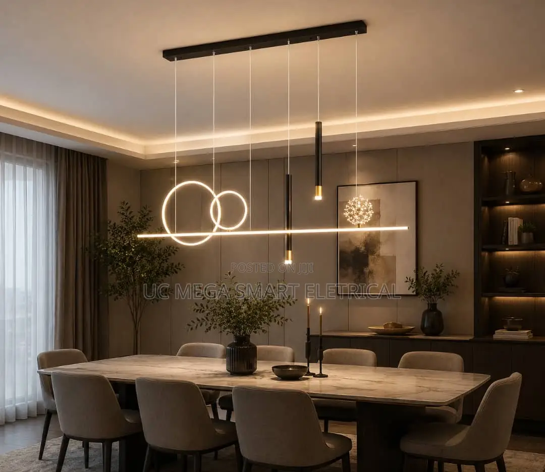 Modern Dining Room Pendant Lamp Nordic Led Ceiling Chandelier Light