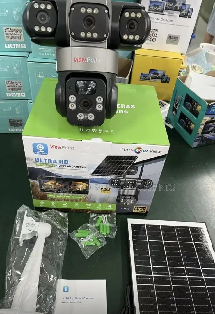 9mp Ultra Hd Triple Lens PTZ Camera