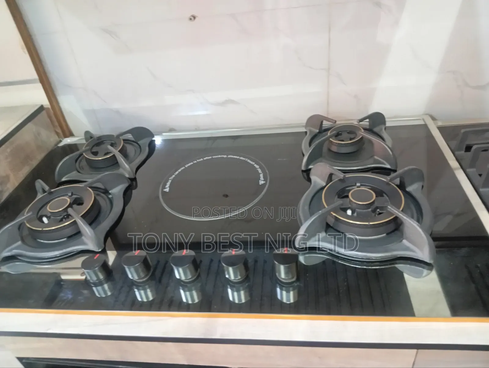 Image Inbuilt 4 Gas 1 Electric Gas Cooker 60x90cm.