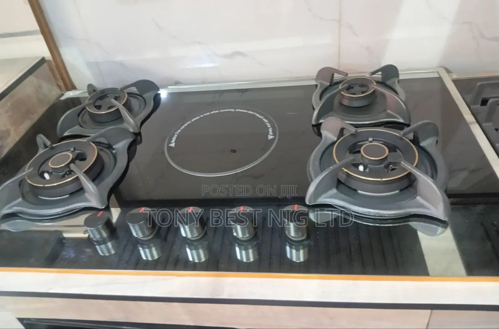 Image Inbuilt 4 Gas 1 Electric Gas Cooker 60x90cm.