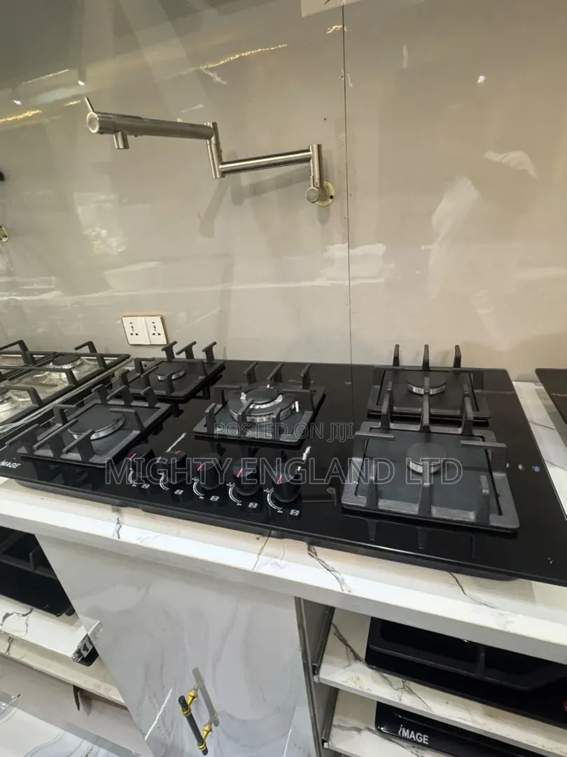 Gs 90cm 4+1 Ceramic Burner Gas Cooker Hob