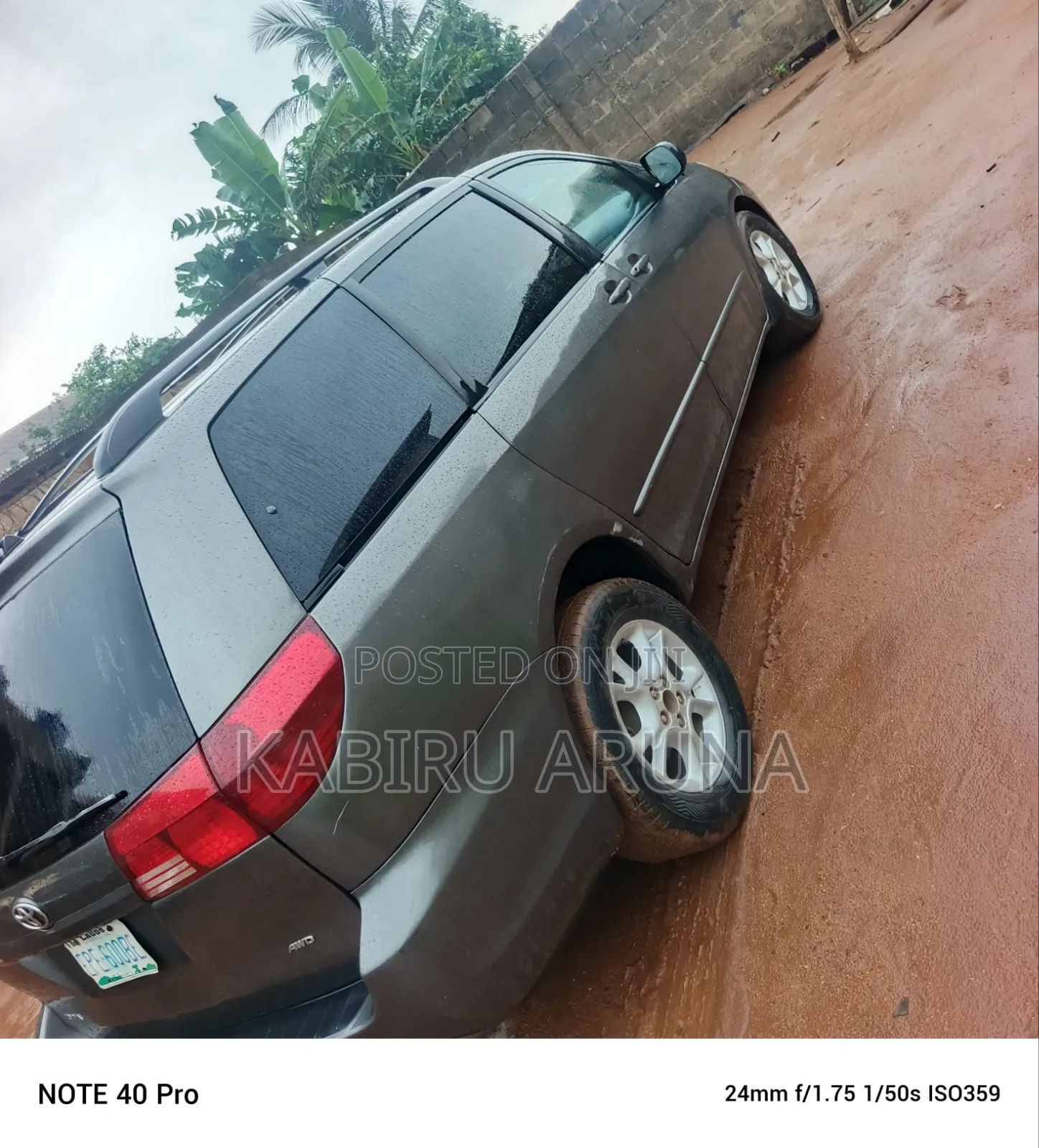 Toyota Sienna 2004 Gray