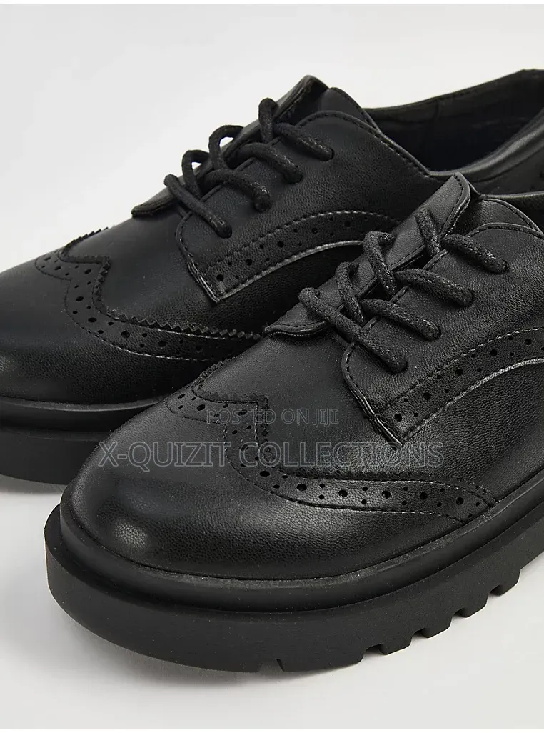 George Black Chunky Brogue School Shoes (31-33)
