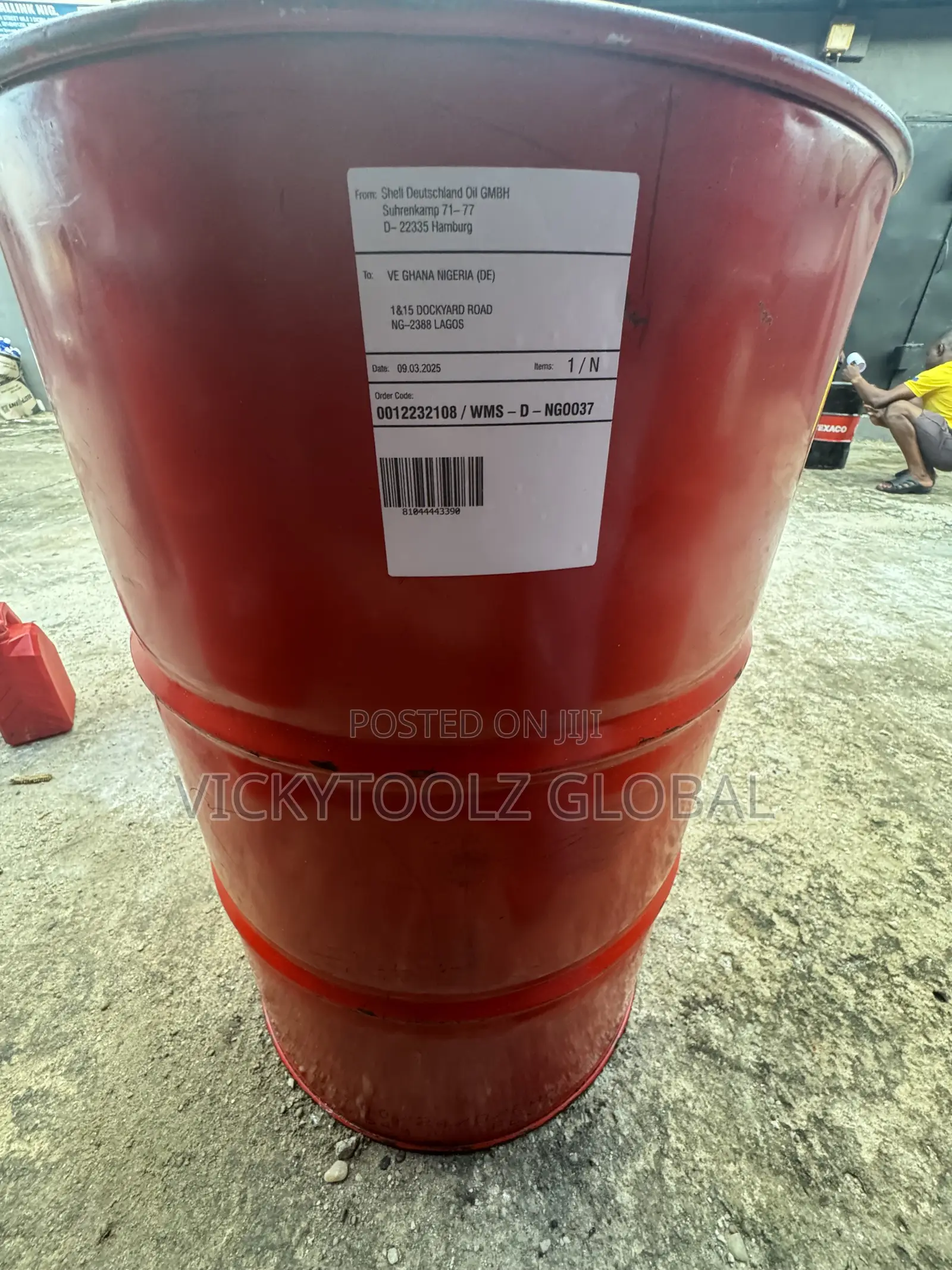 Shell Corena S4 P 68 Synthetic Air Compressor Oil Drum