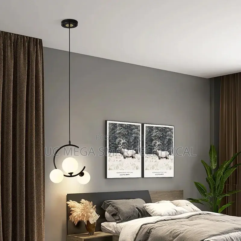 Nordic Bedroom Ceiling Hanging Lamp Simple Modern Home Living Room