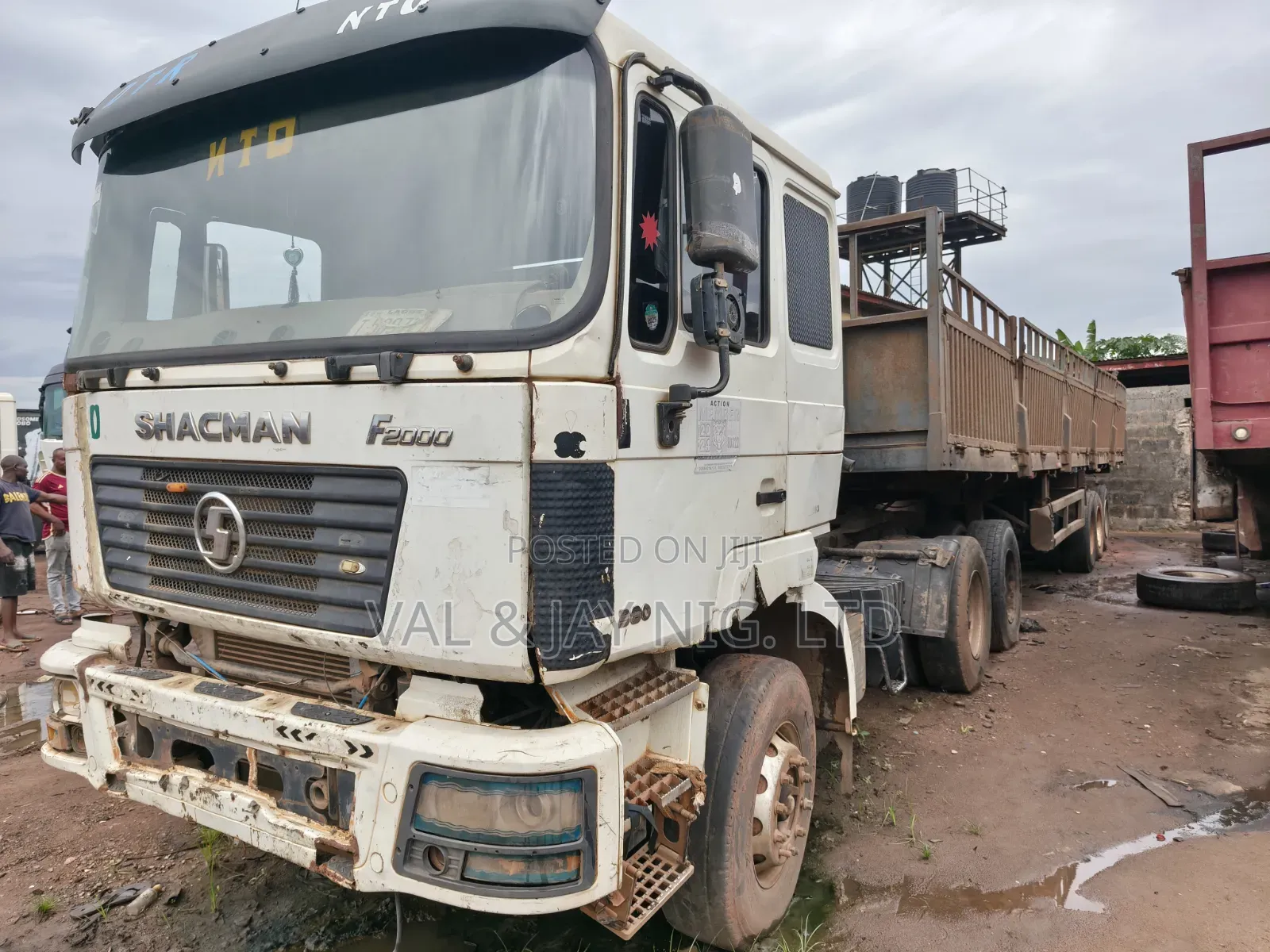 Shacman F2000 Truck Head With Dangote Bucket - Triple Axle