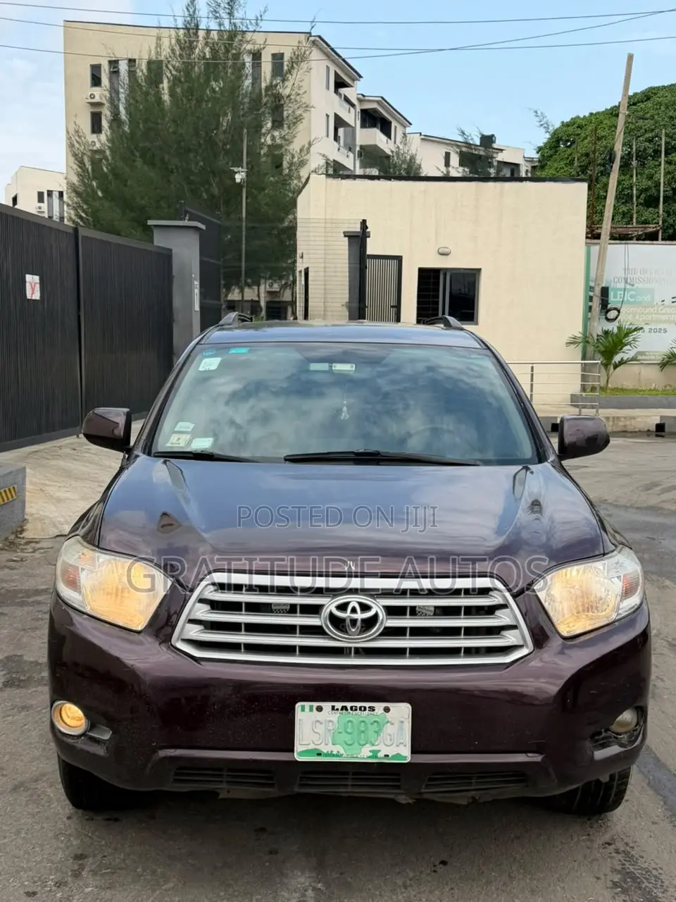 Toyota Highlander 4x4 2008 Burgundy