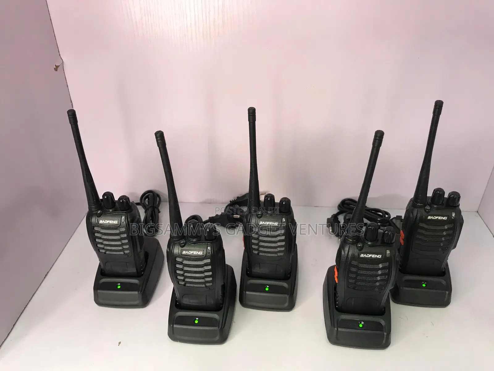 5pcs of Baofeng Bf888s Walkie Talkie Radios