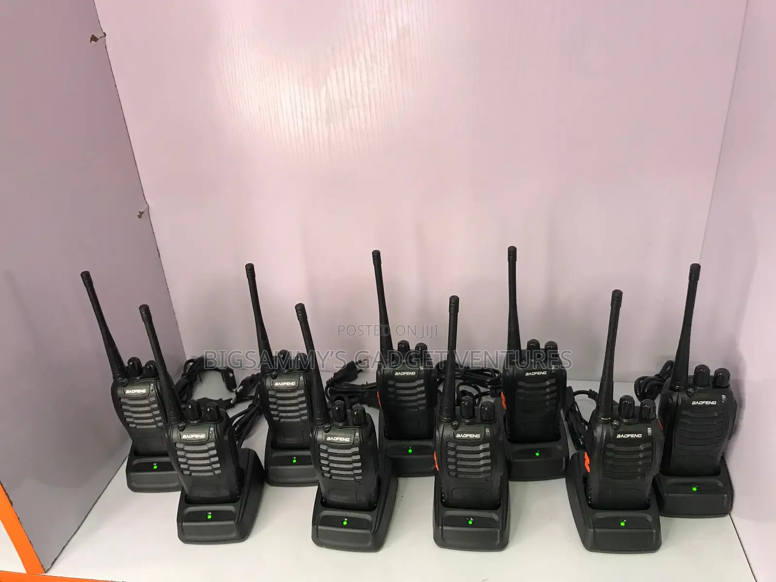 9pcs of Baofeng Radio Bf888s Walkie Walkie