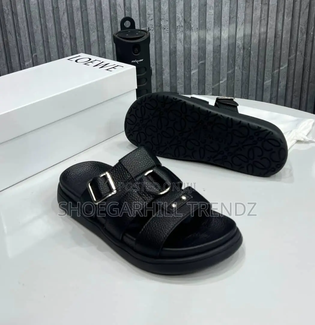 Premium Loewe Palm Slippers | Luxury Comfort Timeless Style